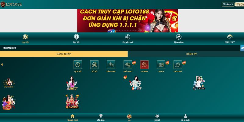 Giới thiệu về ON Casino Loto188