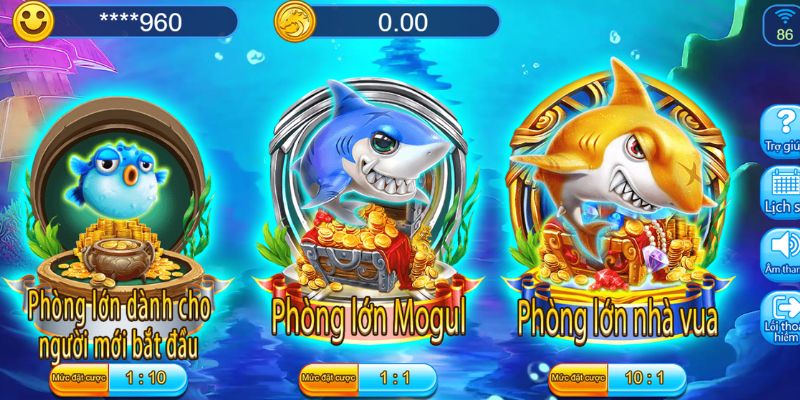 Sảnh game bắn cá DS tại Loto188