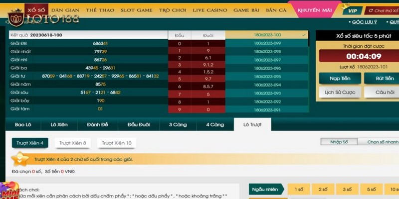 Tìm hiểu cụ thể cách thức quay số tại Loto188